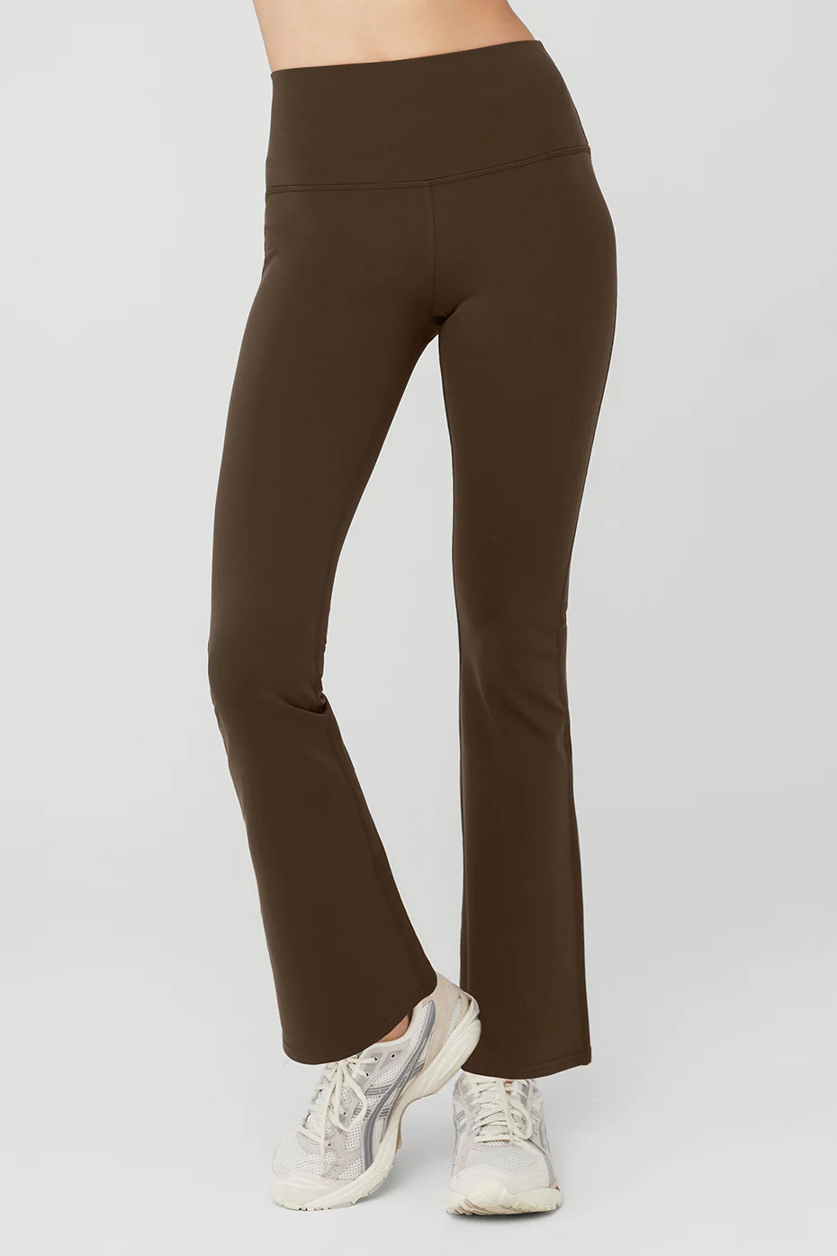ALO | Airbrush High-Waist 7/8 Bootcut Legging in Espresso Brown, Size: Small | Alo Yoga (US)