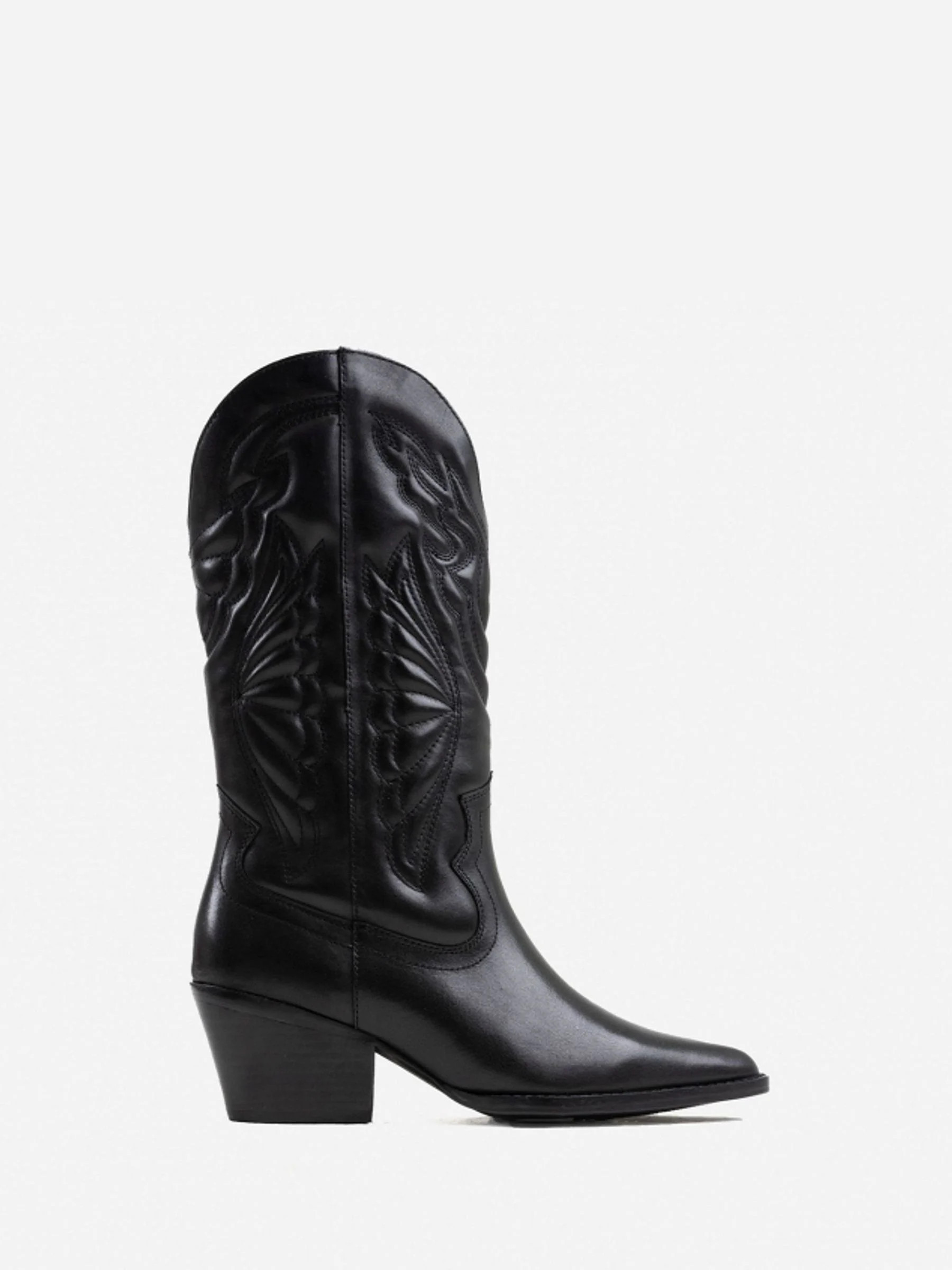 Bronx Bronx Black Jukeson Leather Padded Boots | Next US