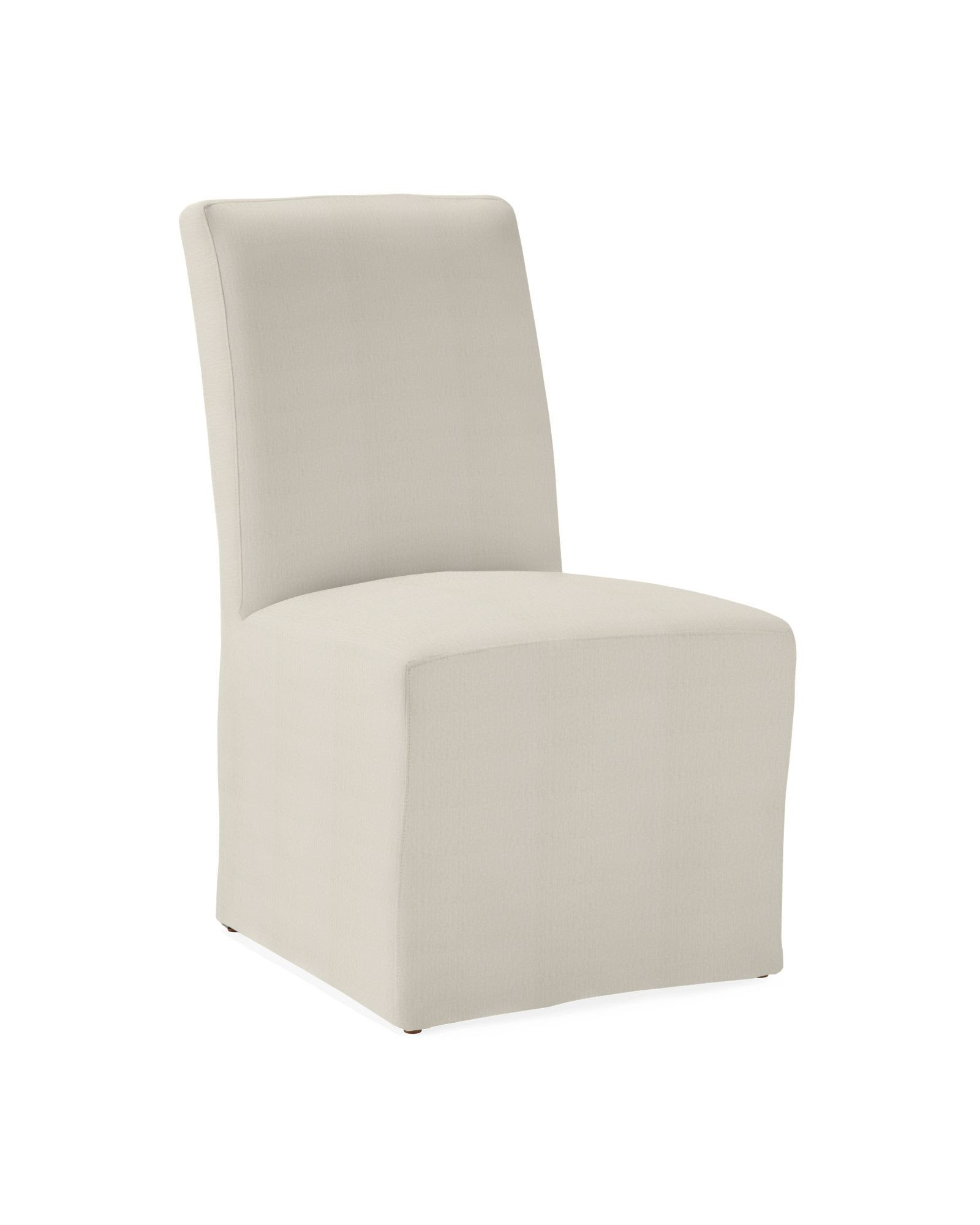 Ross Side Chair - Long Slipcovered | Serena and Lily