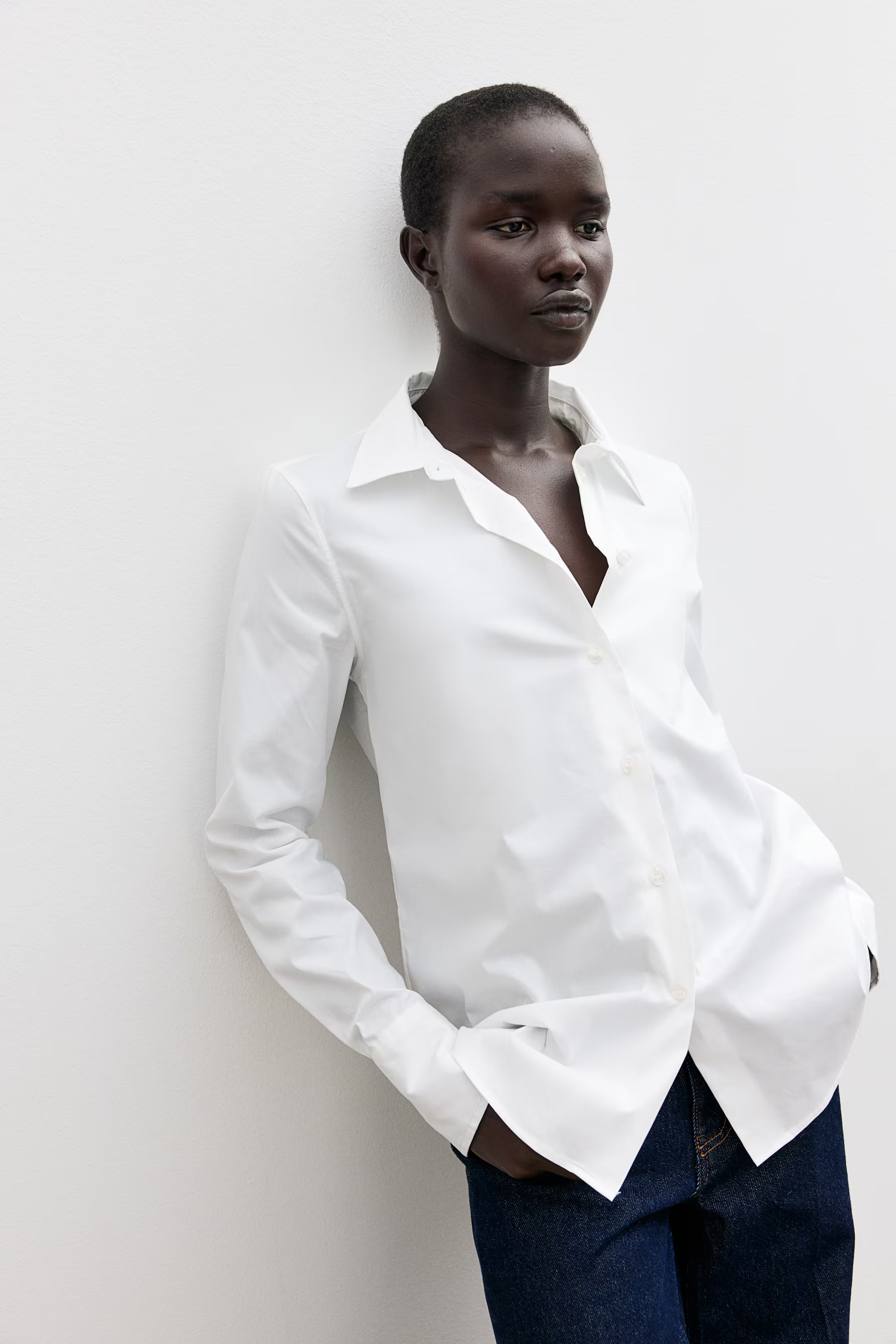 Cotton-blend Shirt | H&M (US + CA)