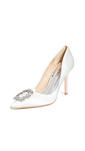 Badgley Mischka Women's Cher Pump, Soft White, 10 | Amazon (US)