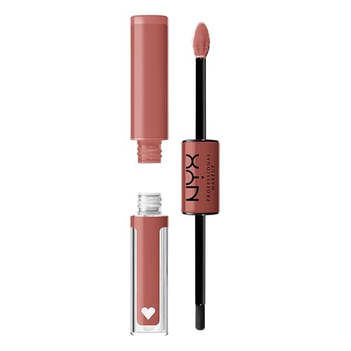NYX PROFESSIONAL MAKEUP Shine Loud, Long-Lasting Liquid Lipstick with Clear Lip Gloss - Magic Maker (Dusty Nude Mauve) | Amazon (US)
