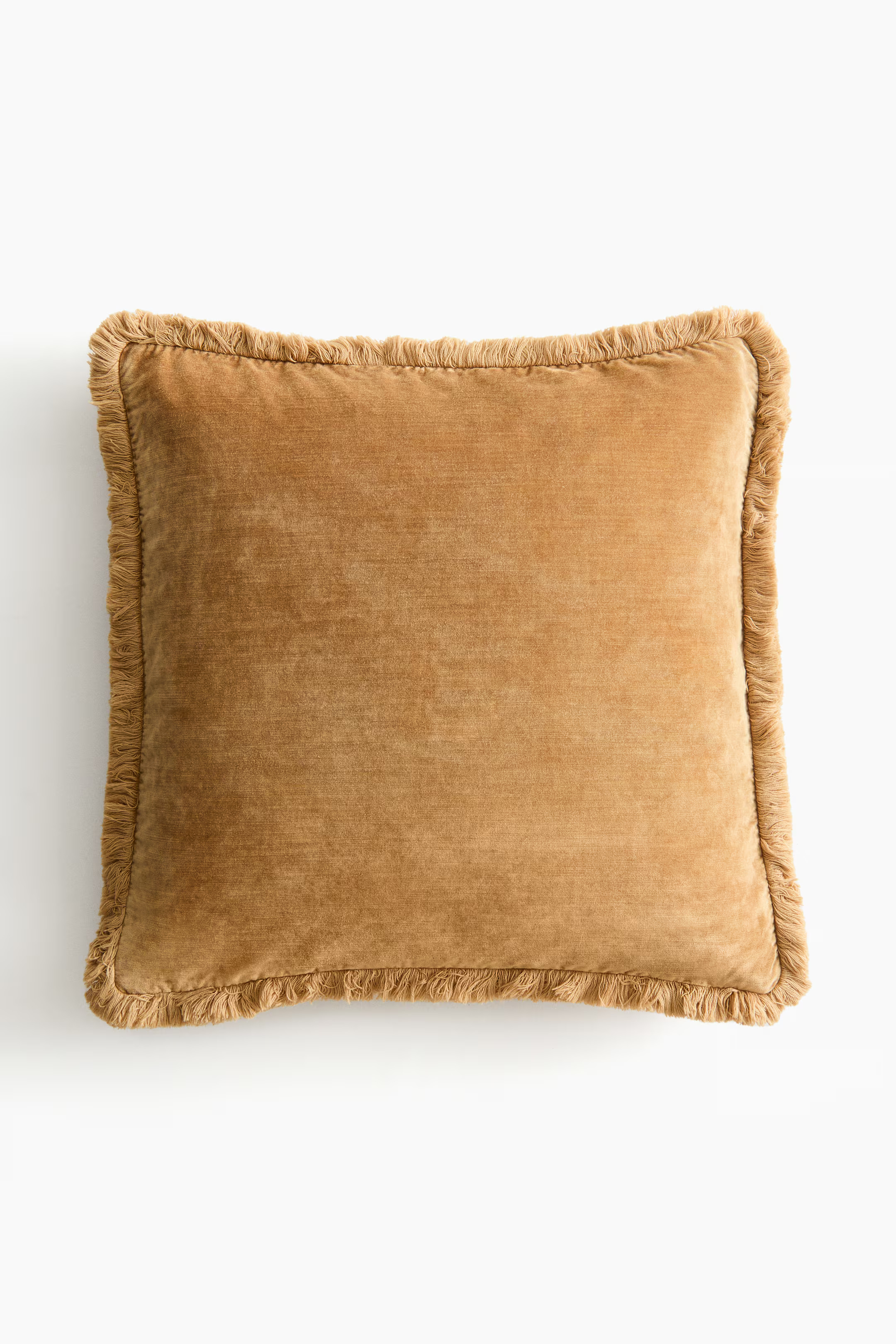 Velvet Cushion Cover with Fringe | H&M (US + CA)