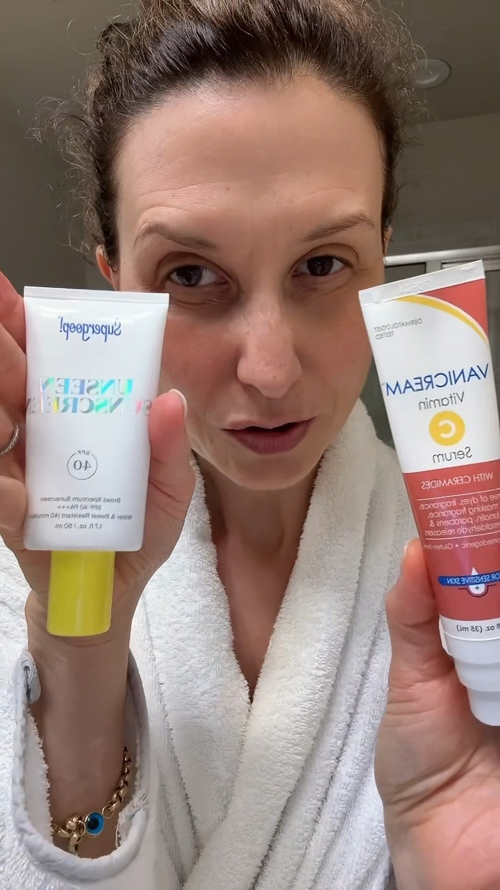 Did you know that putting vitamin c under sunscreen helps it absorb (and work) better. This combo is my favorite 👌🏻

#LTKOver40 #LTKSeasonal #LTKBeauty