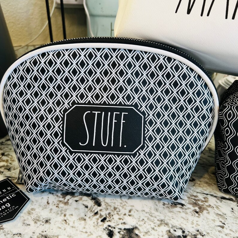 Rae Dunn Travel Makeup Toiletries Bag | Etsy (US)