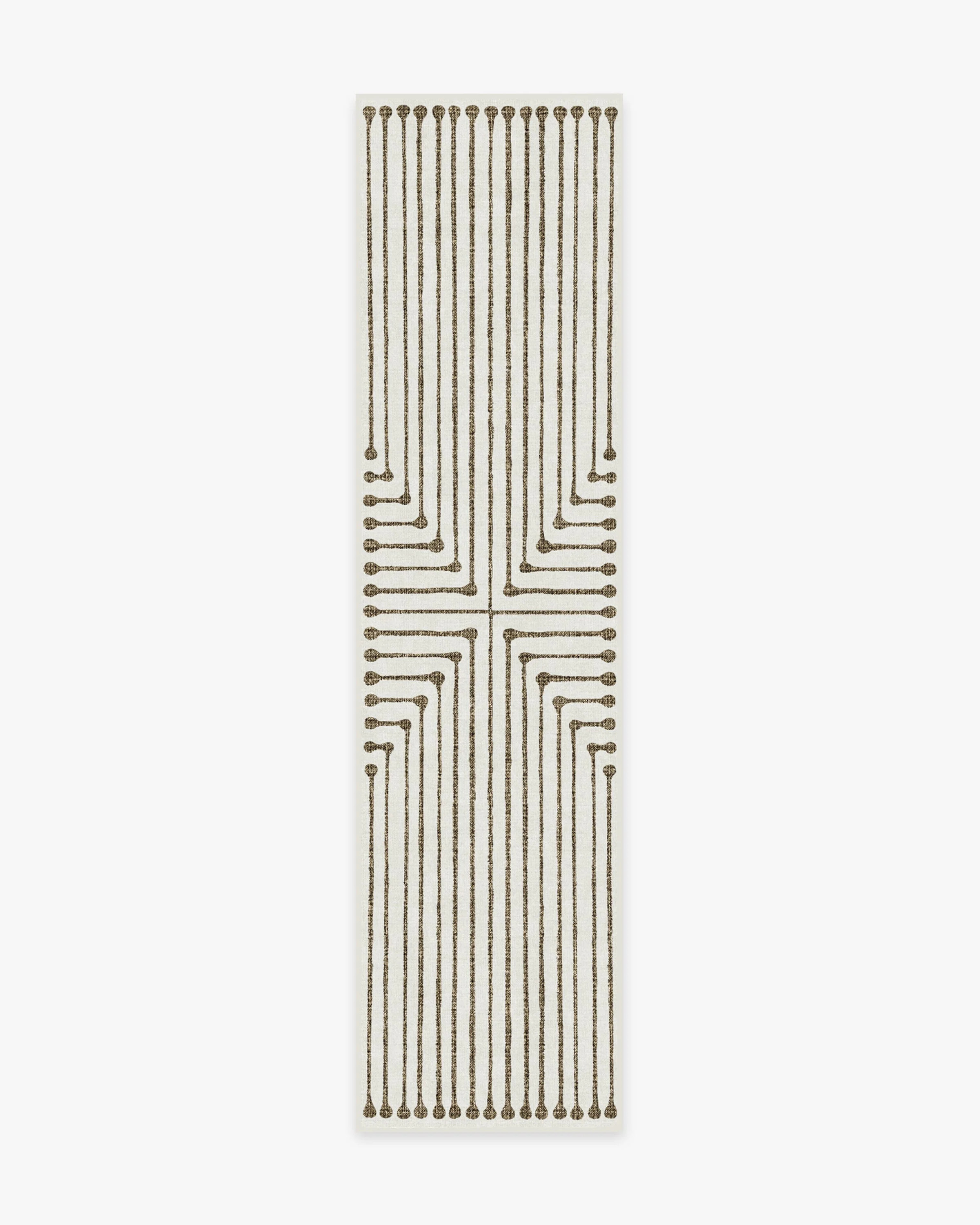 Inkdrop Black & Ivory Rug by Jonathan Adler | Ruggable US | Ruggable