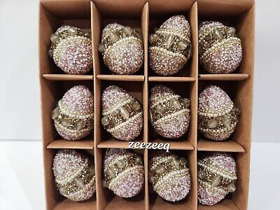 Cupcakes & Cashmere Encrusted Beaded Easter Spring Eggs Basket Filler 12pc  | eBay | eBay US