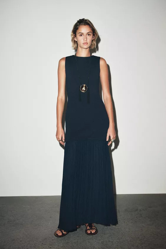 COMBINATION KNIT DRESS | Zara US