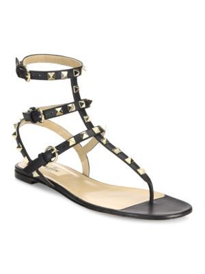 Rockstud Gladiator Thong Sandals | Saks Fifth Avenue