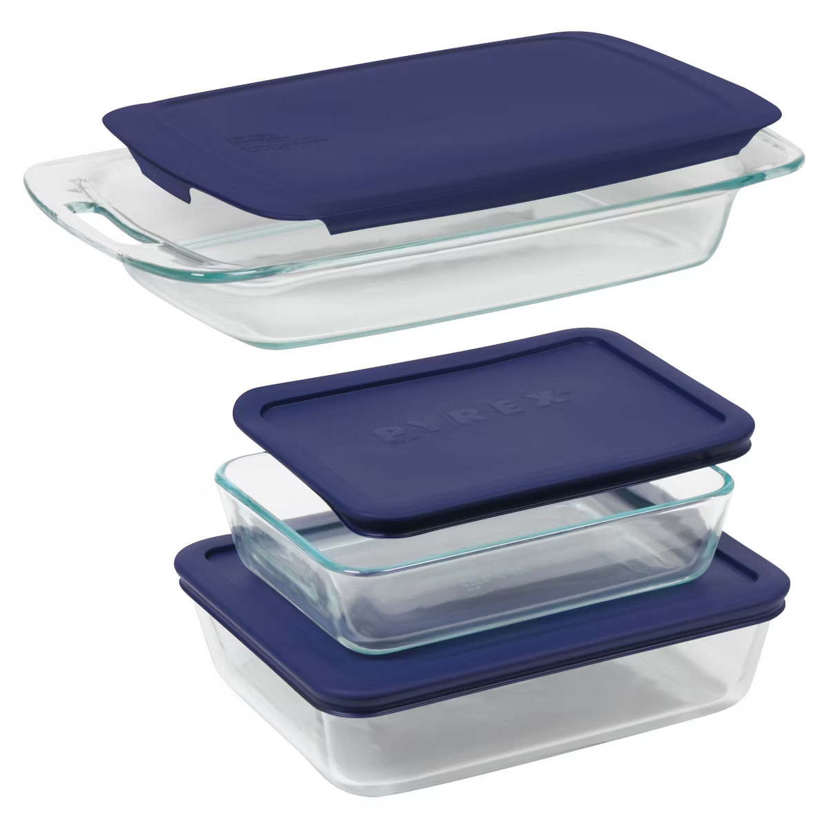 Pyrex 6pc Bake and Store Set (3 Containers and 3 Lids) | Target