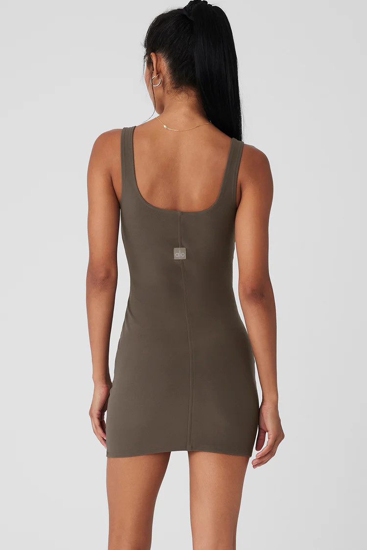 Alosoft Head Start Dress - Olive Tree | Alo Yoga