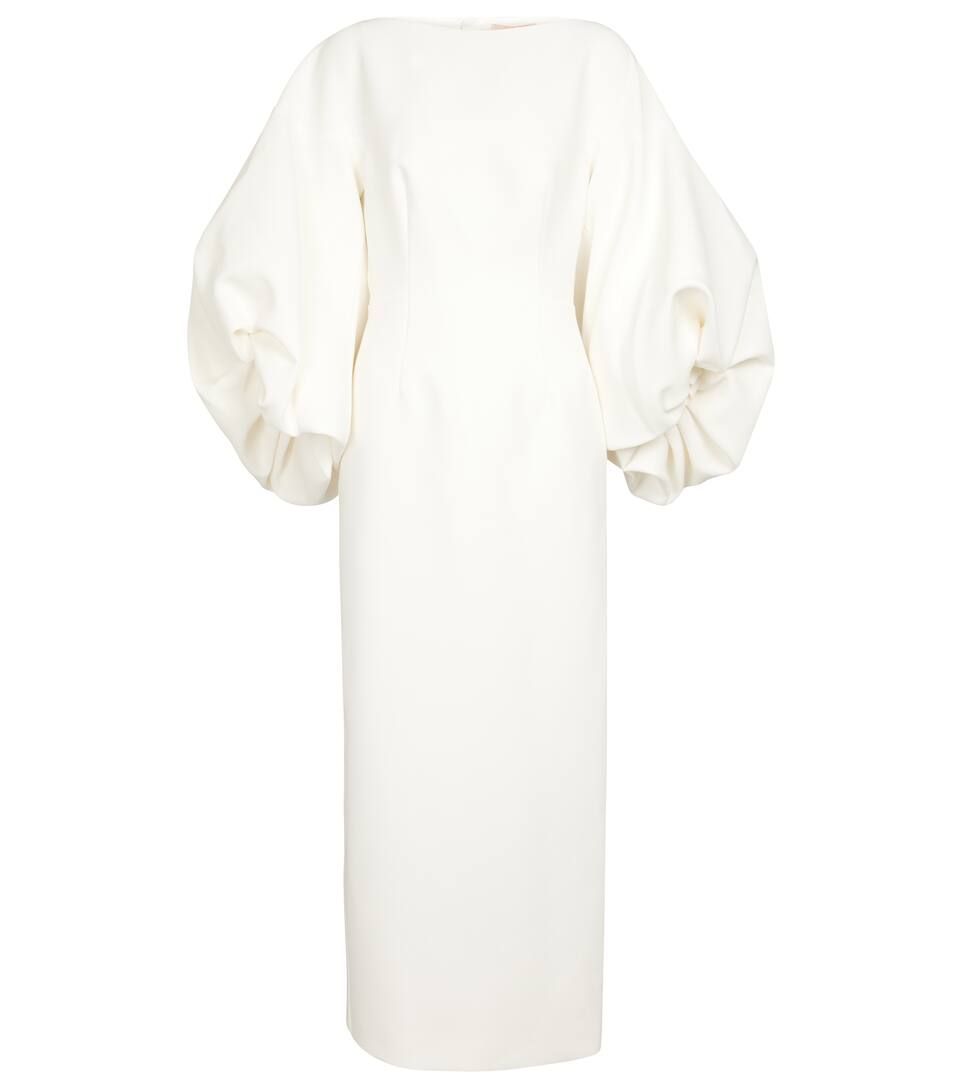 Bridal Garance crêpe midi dress | Mytheresa (US/CA)