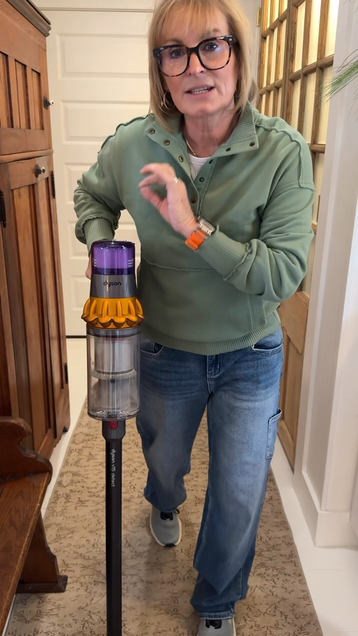 @QVC's Black Friday Sale is already underway and a bunch of their @Dyson products are on sale, so we upgraded our vacuum to this Dyson V15 Detect Complete Cordless Vacuum with a floor docking station. This would be a great holiday gift! #ad #loveqvc 
If you are new to Q, you can also enjoy $20 off your first order of $40 or more with code, WELCOME20.  

#LTKHome #LTKGiftGuide #LTKSaleAlert