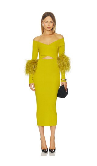 Matte Viscose Cross Front Dress | Revolve Clothing (Global)