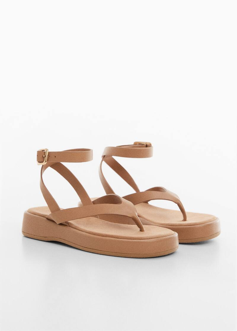 Platform strap sandals -  Women | Mango USA | MANGO (US)