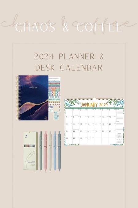2024 desk calendar and 2024 planner

#LTKhome #LTKsalealert #LTKworkwear