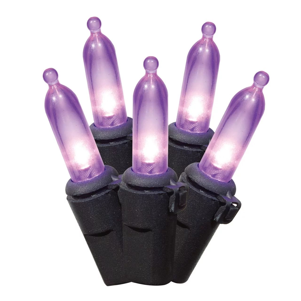 Way to Celebrate Halloween 300-Count Indoor Outdoor LED Mini Lights, Purple, 120 Volts | Walmart (US)
