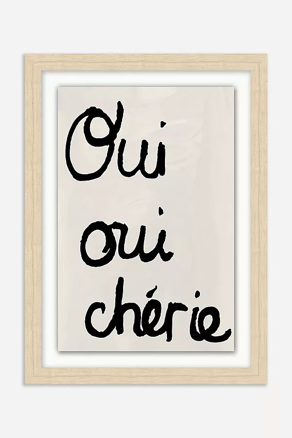 Oui Oui Chérie Wall Art | Anthropologie (US)