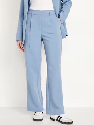 Extra High-Waisted Taylor Wide-Leg Trouser Suit Pants for Women | Old Navy (US)