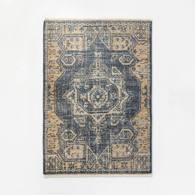 Knolls Authentic Hand Knotted Distressed Persian Style Rug - Threshold™ designed with Studio Mc... | Target