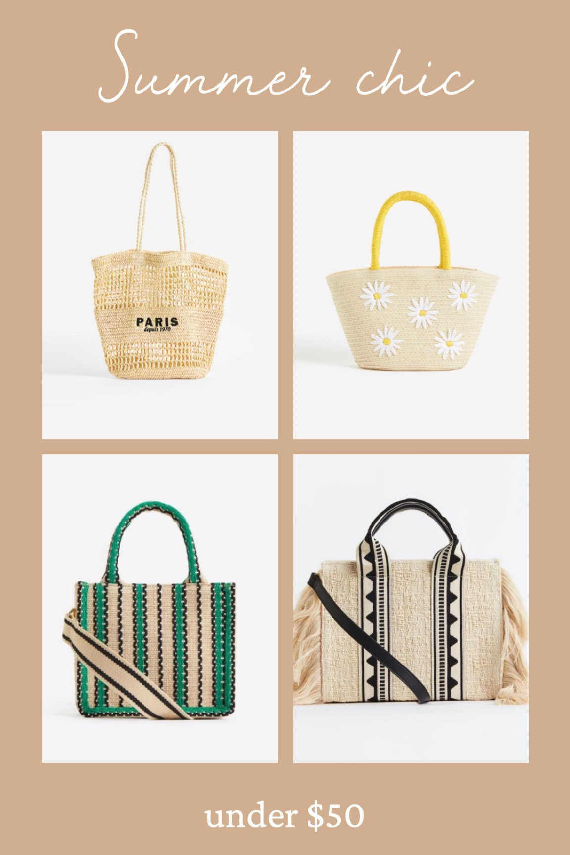 How are these all under $50! 

#LTKstyletip #LTKunder50 #LTKitbag