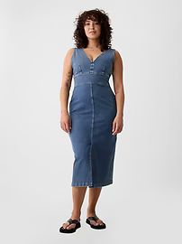 Denim Midi Dress | Gap (CA)