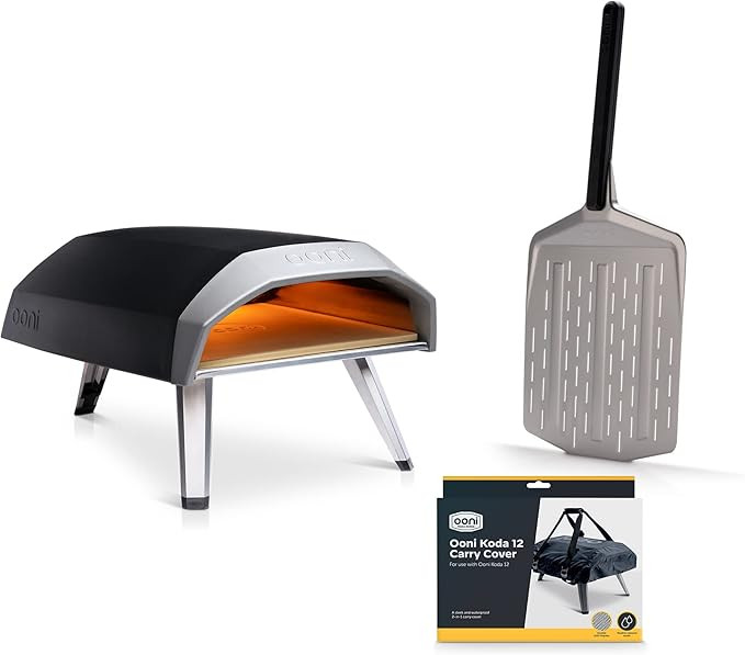 Ooni Koda 12 Portable Gas Pizza Oven with Ooni 12" Perforated Peel + Protective Cover- Outdoor Pi... | Amazon (US)