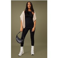 Tall Black Rib Strappy Racer Jumpsuit | PrettyLittleThing CAN