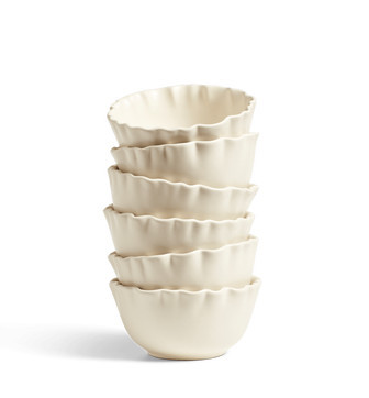 Set of Six Marissa Bowls - Clay | OKA UK