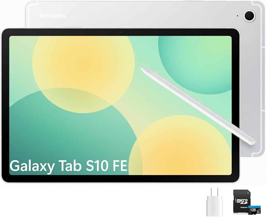 Samsung Galaxy Tab S10 FE 10.9" Wi‑Fi 128GB Tablet US Ver. with S Pen, 90Hz Display, IP68 Water... | Amazon (US)