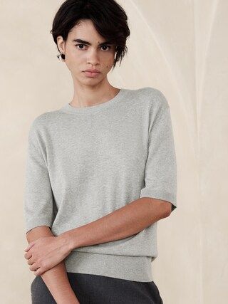 Short Sleeve Forever Sweater | Banana Republic Factory