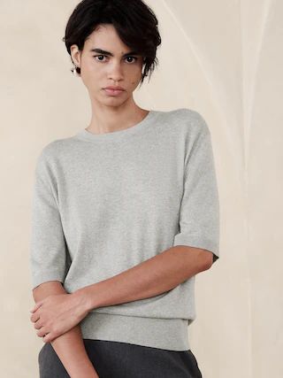 Short Sleeve Forever Sweater | Banana Republic Factory