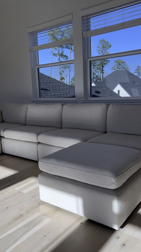 😃 Found this gorgeous couch from Amazon. It is modular, has storage underneath the ottomans and is so comfortable! It comes in various colors and I’ve linked the non toxic fabric protectors to keep stains away! 

#LTKsalealert #LTKhome

#LTKVideo