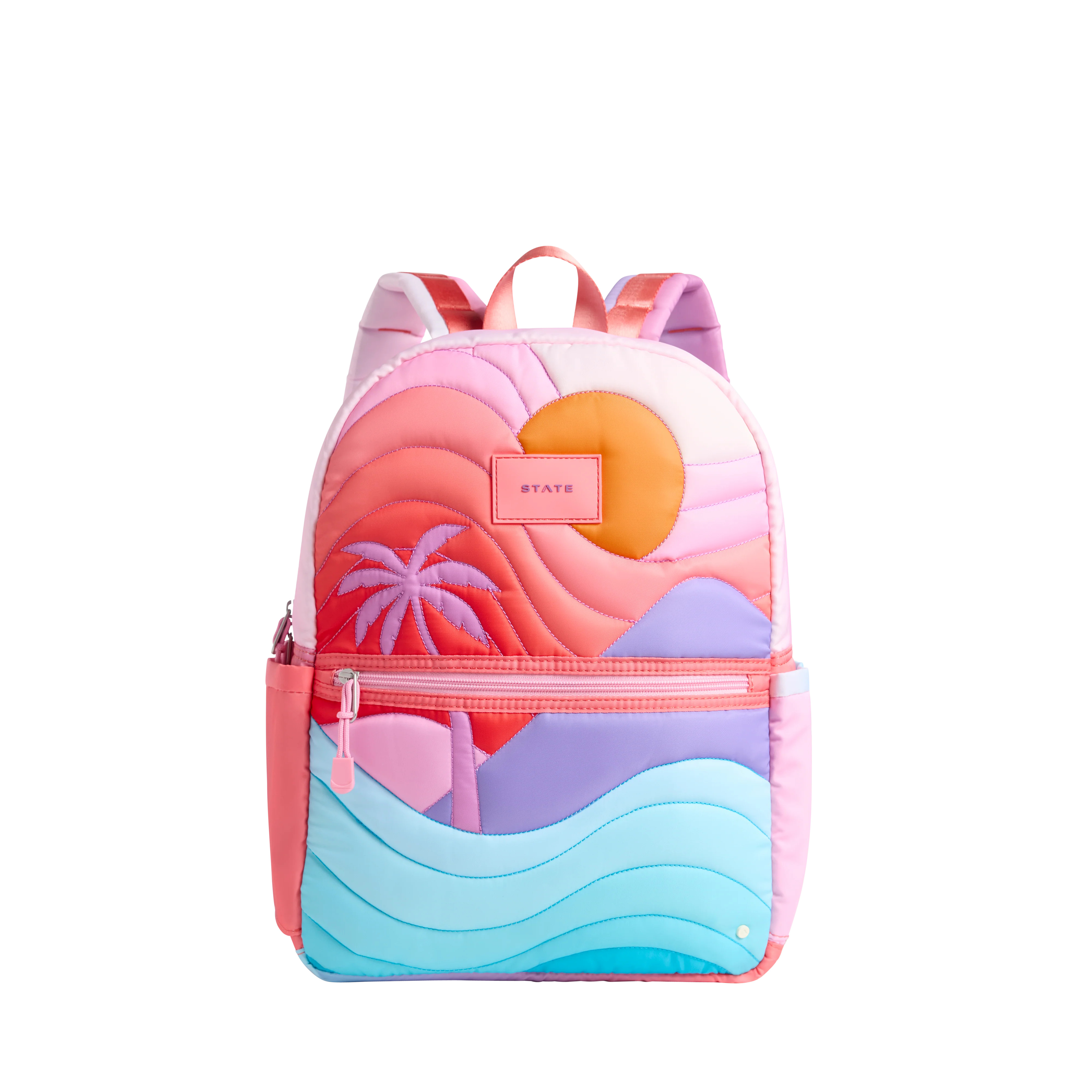 STATE Bags | Kane Kids Backpack Nylon Puffer Sunset | Back to School | Travel Backpack | STATE Bags