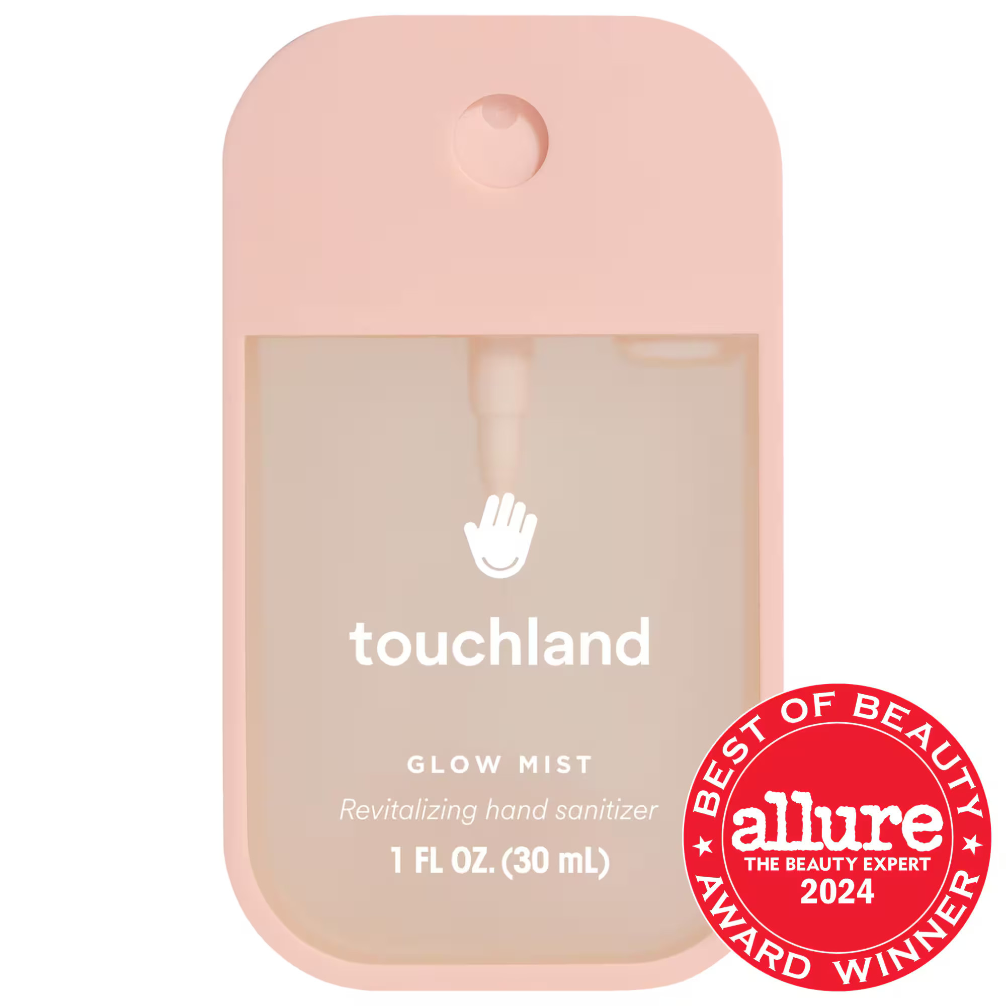Touchland Glow Mist Revitalizing Hand Sanitizer Rosewater 1 fl. oz. / 30 mL | Sephora (US)