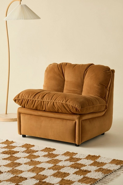 Hendrix Oversized Plush Upholstered Lounge Chair | Urban Outfitters (US and RoW)