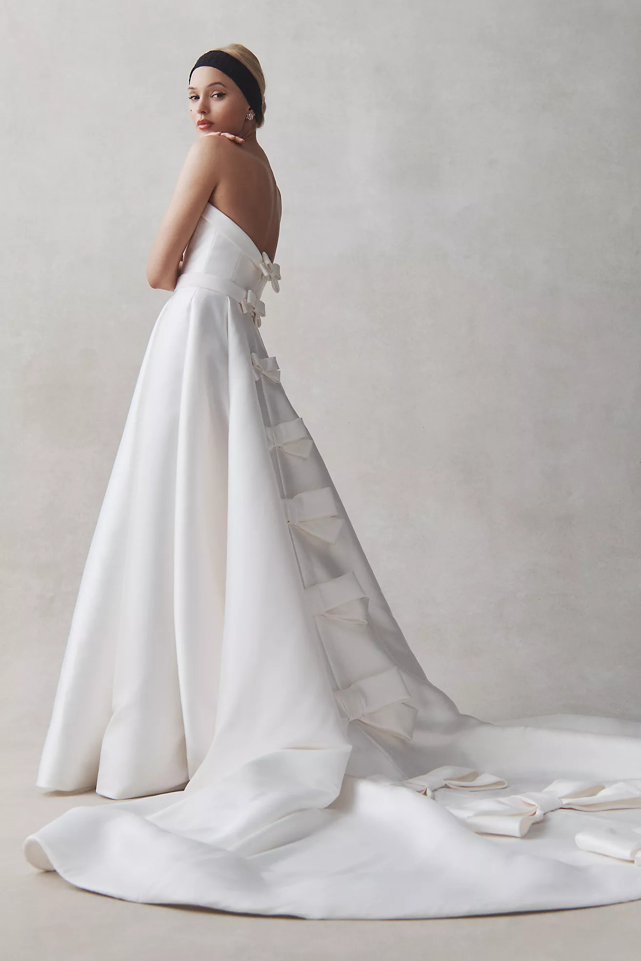 Viktor & Rolf for BHLDN Penelope Strapless Bow-Back A-Line Wedding Gown | Anthropologie (US)
