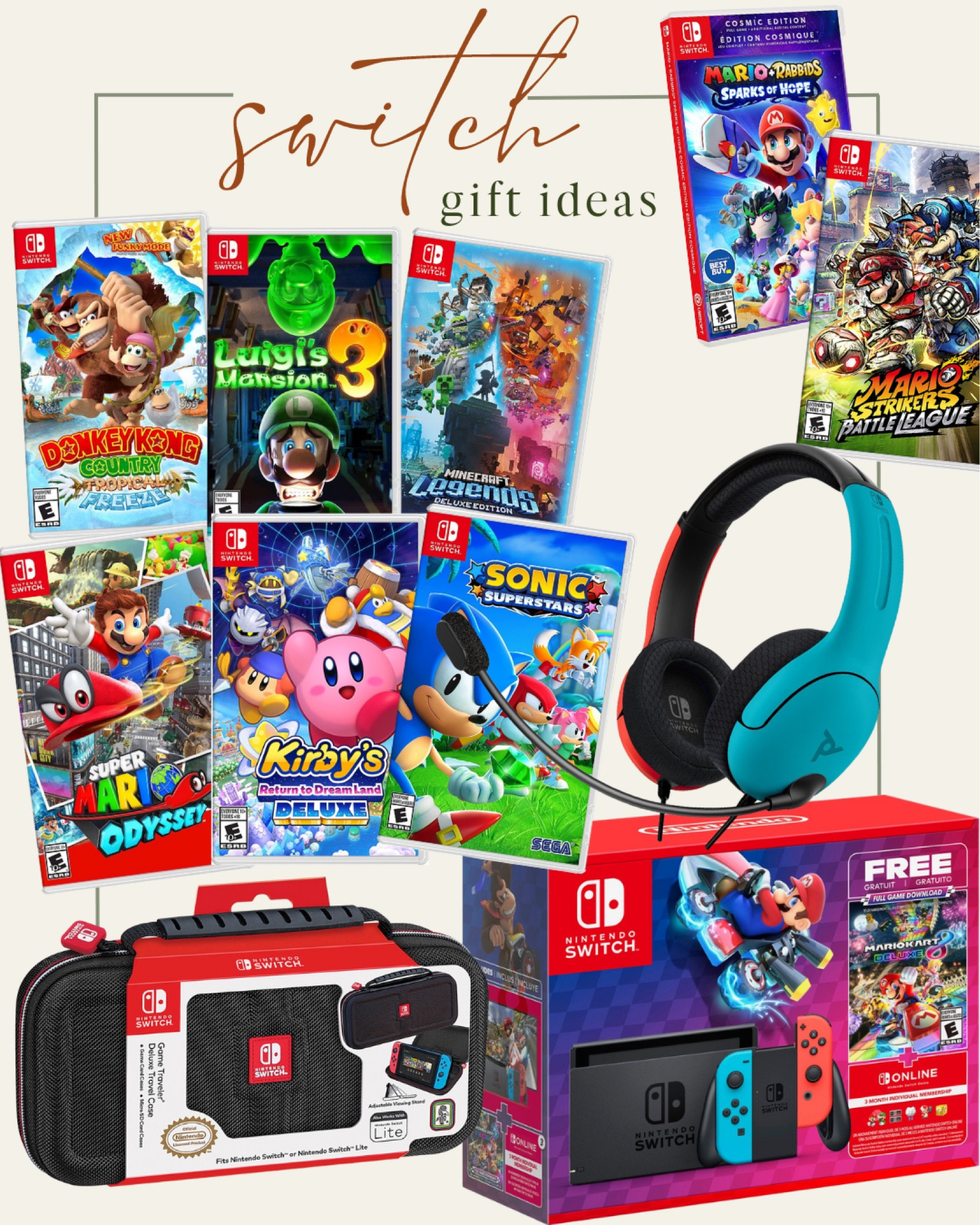 Gift guide for gamers! Black Friday Switch games / Black Friday deals for switch and games!!

#bestbuypartner

#LTKGiftGuide #LTKCyberWeek #LTKsalealert
