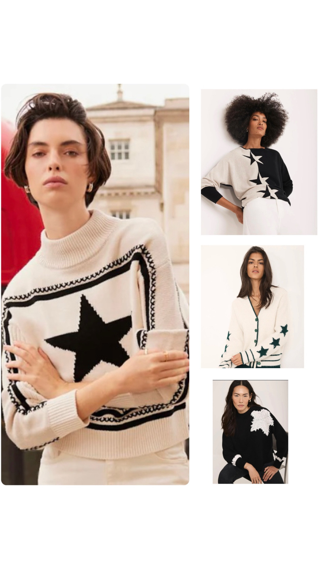 I have a fabulous selection here of star knitwear and tops from MINT VELVET and MARKS & SPENCER!

#LTKuk #LTKstyletip #LTKwinter
