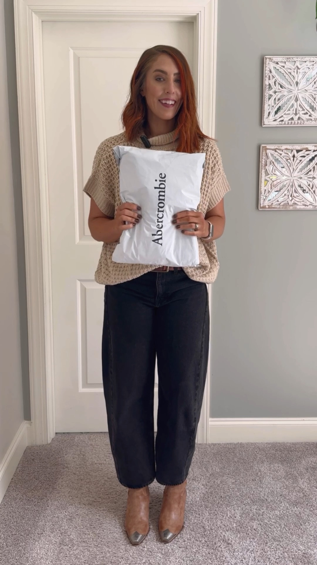 Let’s unbox my new Abercrombie order together! 

I love these barrel jeans so much I got them in a lighter wash. Also got this cute leopard mesh top for Fall! 

Get ready for the Fall sale by saving your faves! 🫶🏻

Abercrombie | sale alert | jeans | fall outfits | tall girl fashion | fall fashion | leopard | barrel jeans 

#LTKStyleTip #LTKFindsUnder100 #LTKFallSale