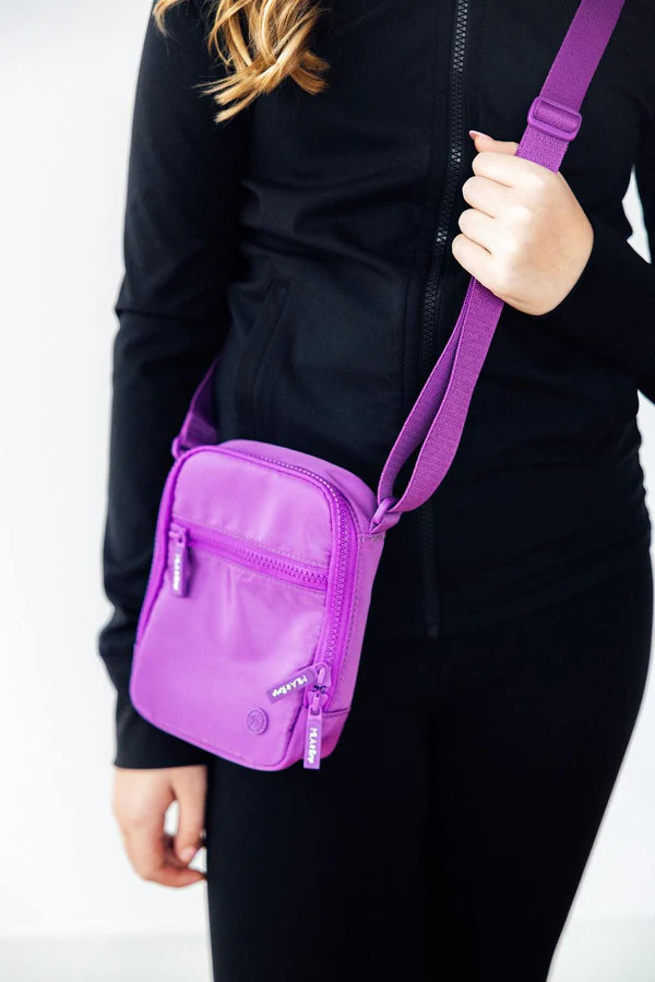Neon Purple Crossbody Bag | Mila & Rose