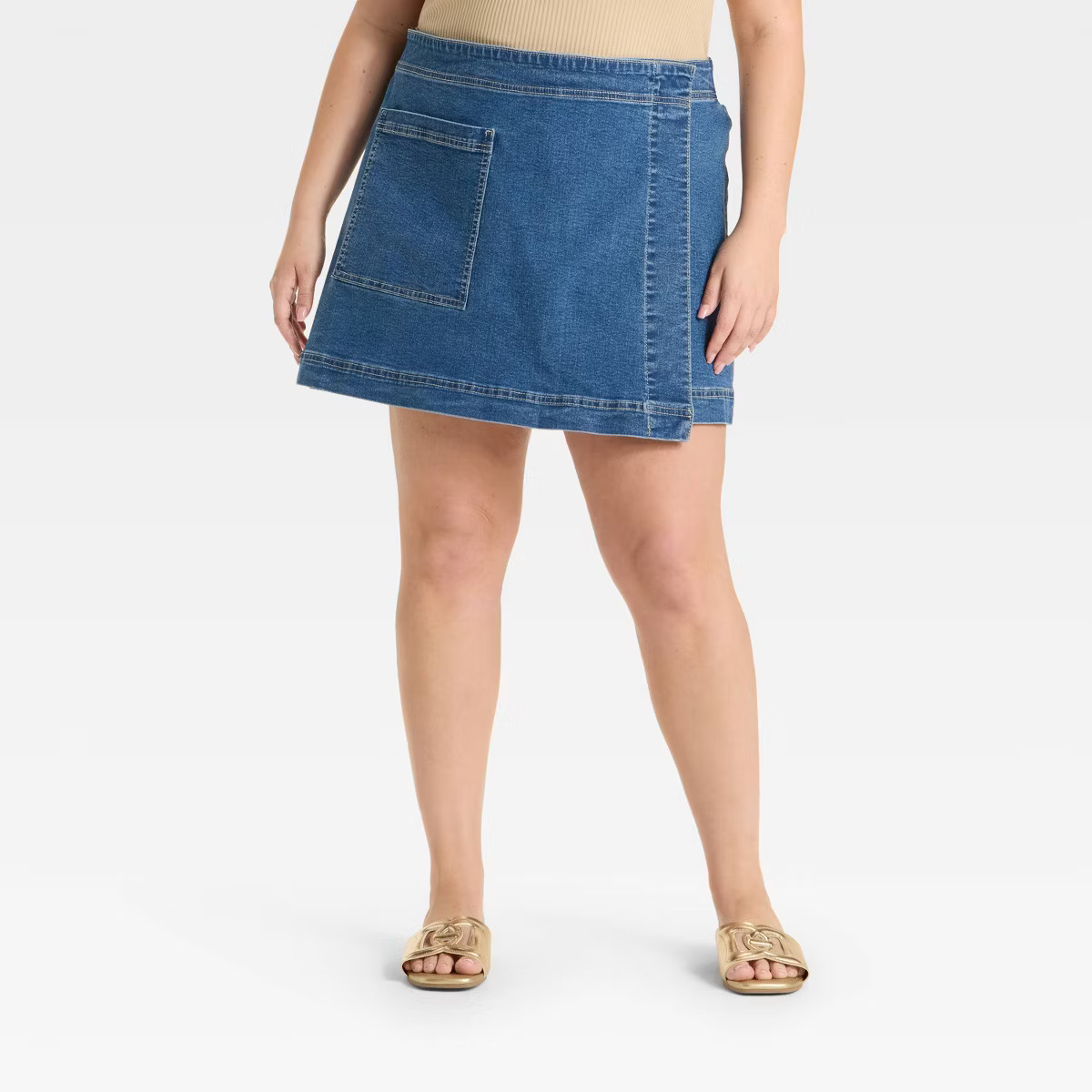Women's Mini Jean Skirt - Ava & Viv™ | Target