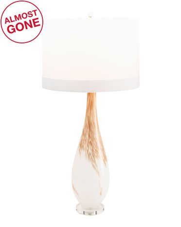 35in Handblown Dewdrop Ombre Glass Table Lamp | TJ Maxx