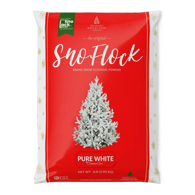 SnoFlock The Original Premium Self-Adhesive Snow Flock Powder with ShimmerSpec | Exclusive Formul... | Walmart (US)