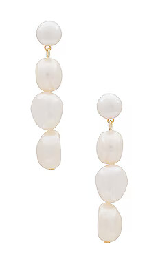SHASHI Ciel Earring in Pearl from Revolve.com | Revolve Clothing (Global)