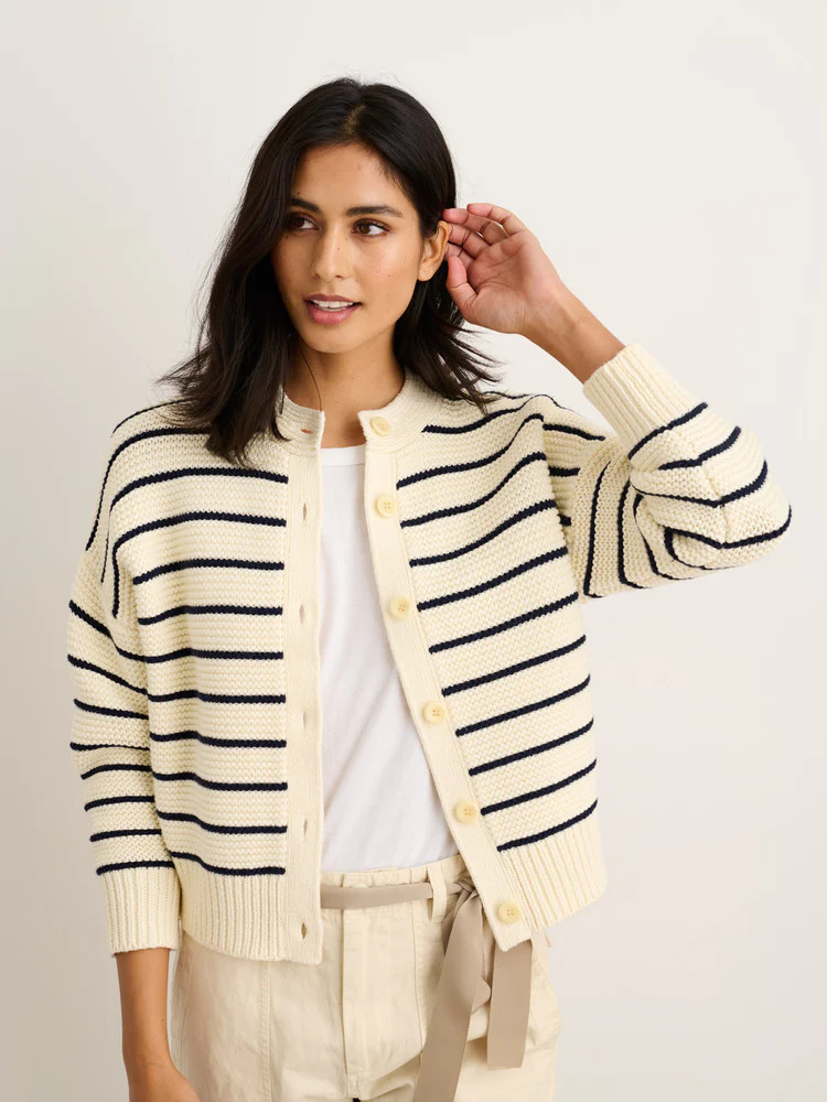 Nico Chunky Cardigan in Stripe | Alex Mill