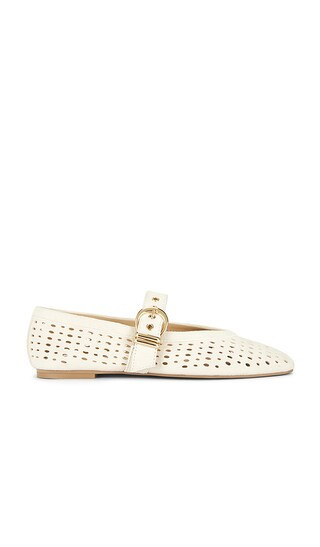 Dolce Vita Mikel Ballet Flat in Cream. - size 8.5 | Revolve Clothing (Global)