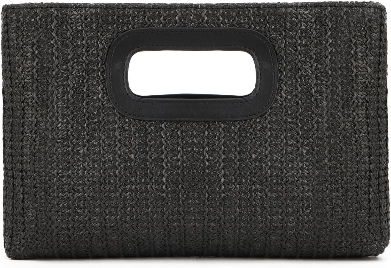 Straw Evening Clutch Handbag for Women Summer Beach Travel Crossbody Bag | Amazon (UK)