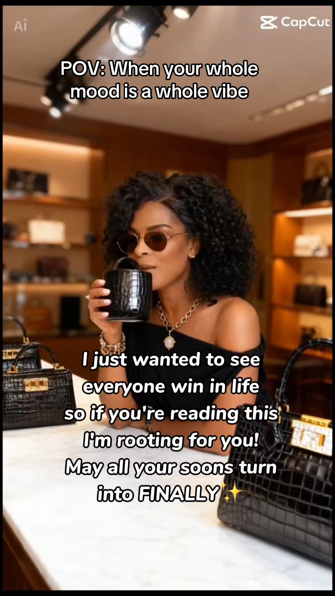 When the mood and the vibe are both 🔥🔥 … I just wanna see EVERYBODY WIN🎊‼️ #Win #Vibing  #Mood #LTKstyle

#LTKselfcare