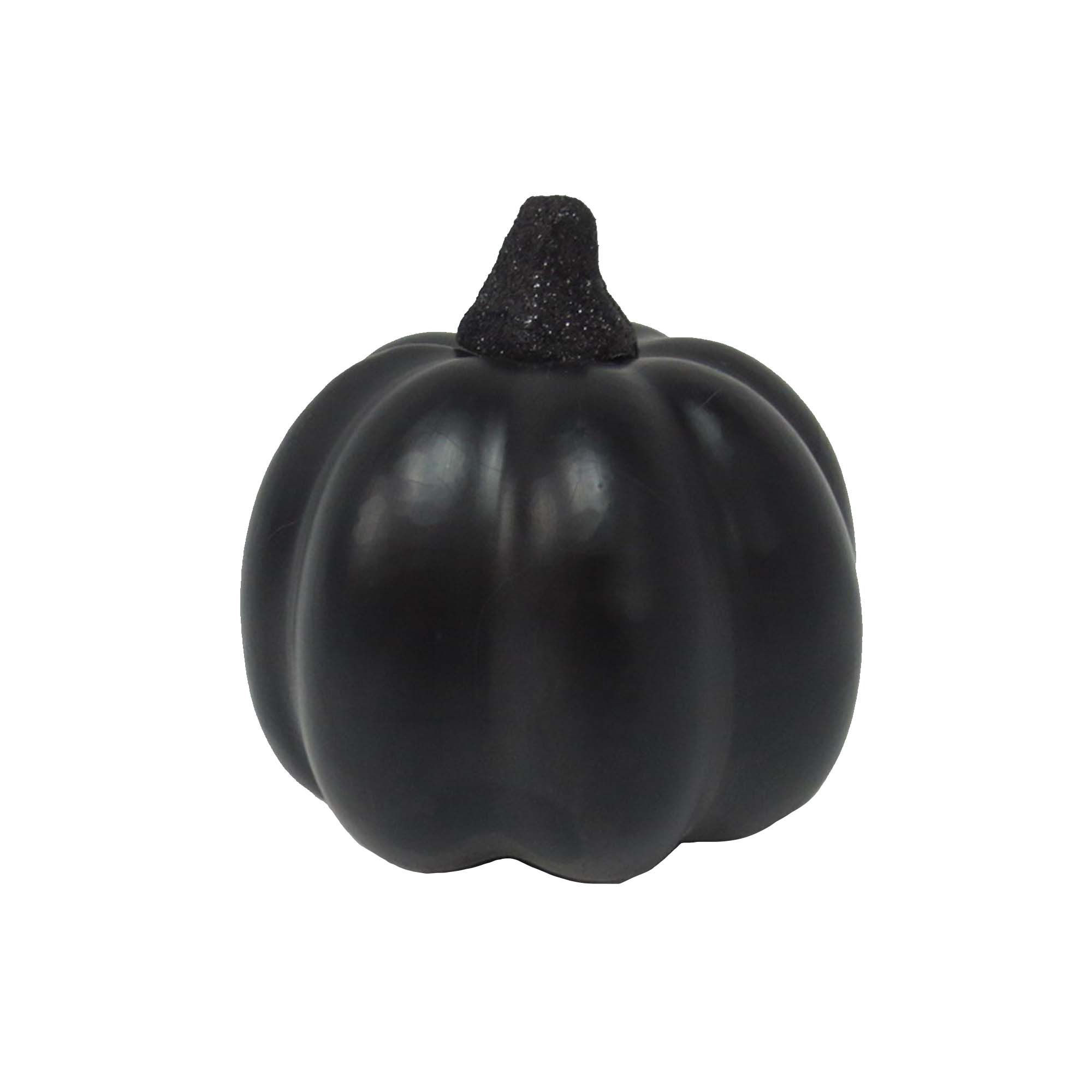 Way To Celebrate Halloween Mini Pumpkin, Black | Walmart (US)